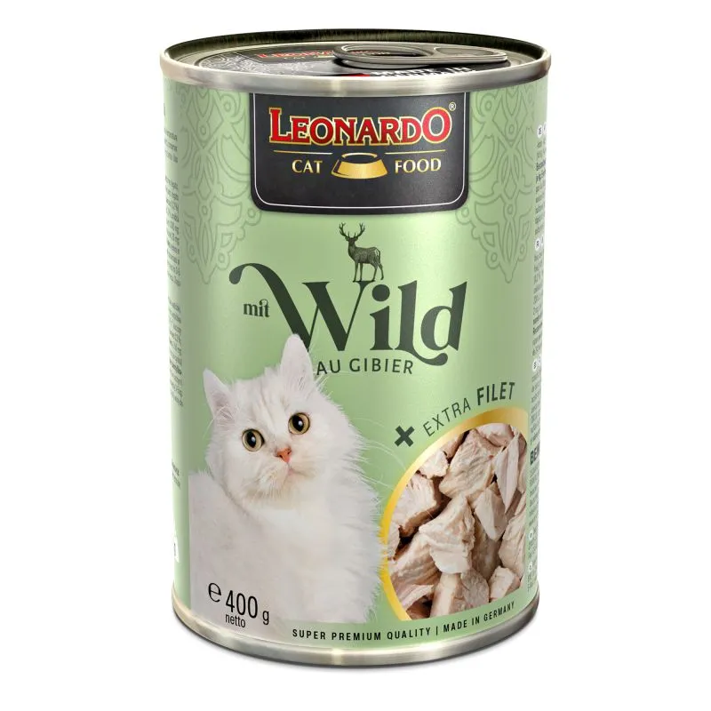 Leonardo gato - Paté con trozos de filete de venado