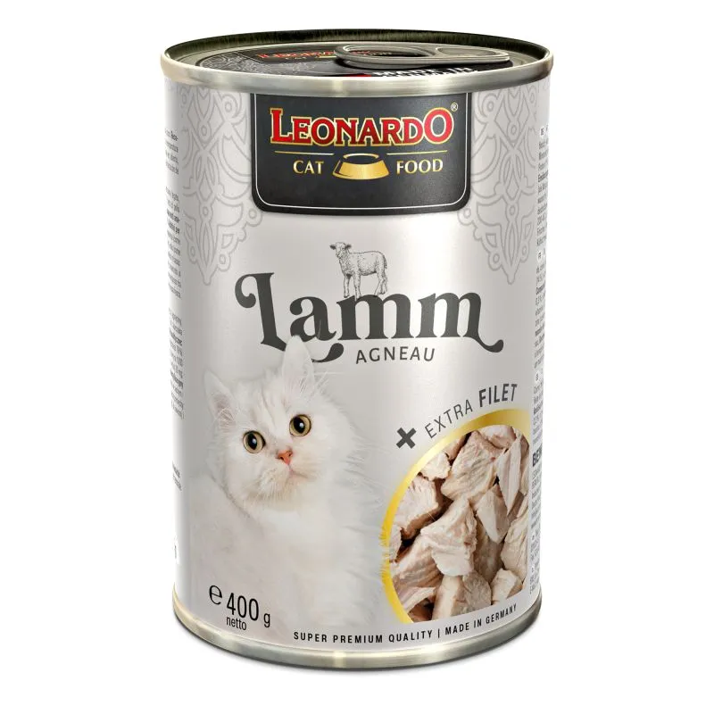 Leonardo gato - Paté con trozos de filete de cordero
