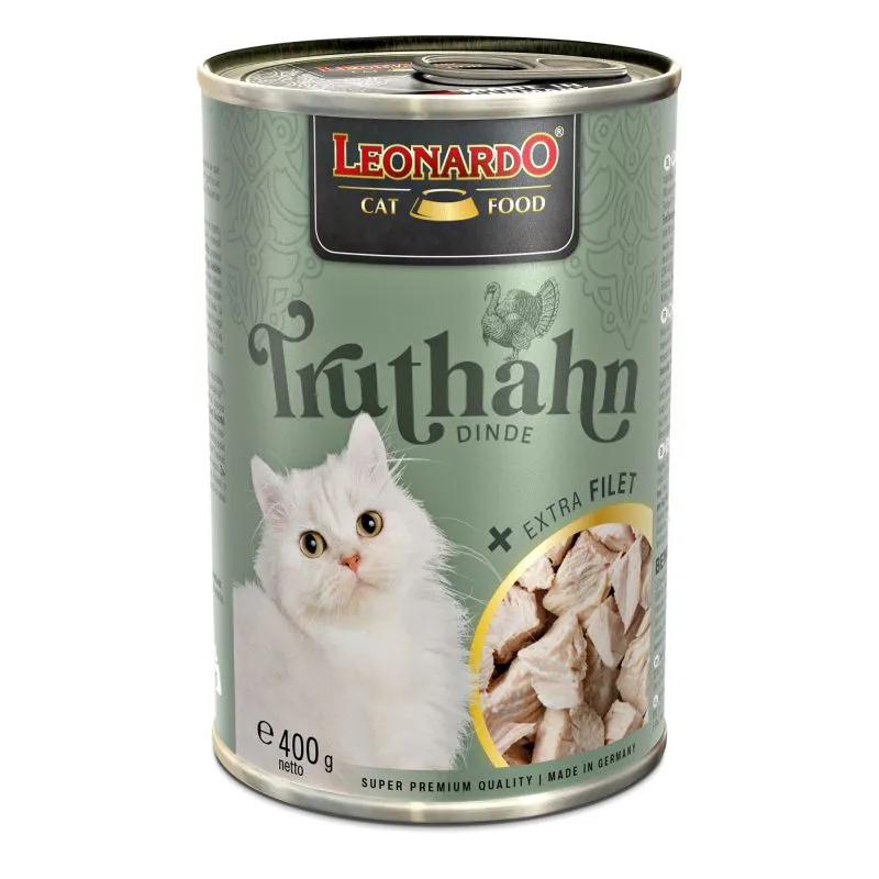Leonardo gato - Paté con trozos de filete de pavo