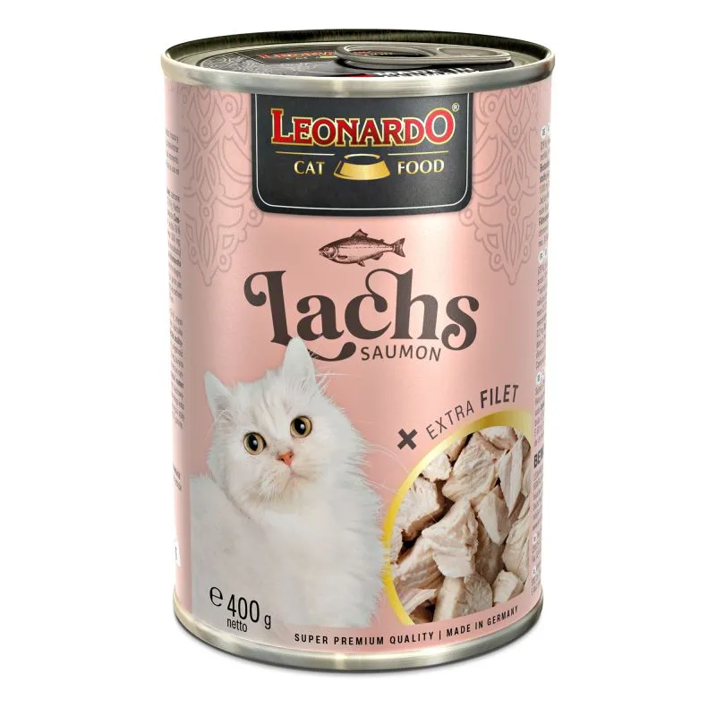Leonardo gato - Paté con trozos de filete de salmón
