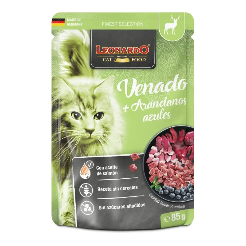 Leonardo gato - Paté de venado con arándanos azules