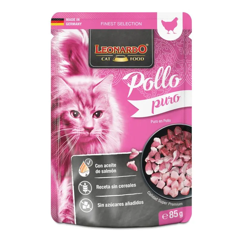 Leonardo gato - Pollo Puro
