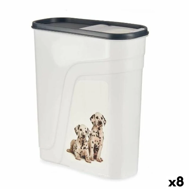 Dispenser Mascow Anthracite 4 L Pets (8 Units)
