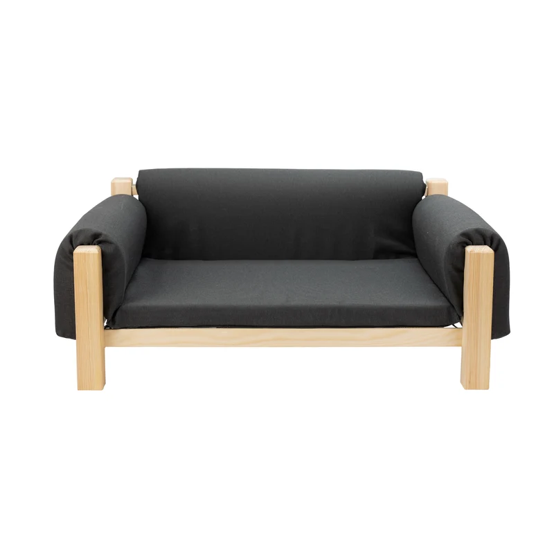 MIZU Cama de madera para perros y gatos