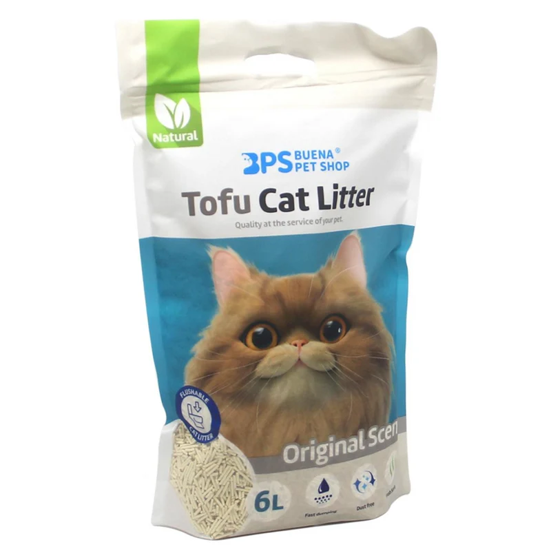 BPS® Arena Vegetal de TOFU para Gatos - Todas Las Aromas