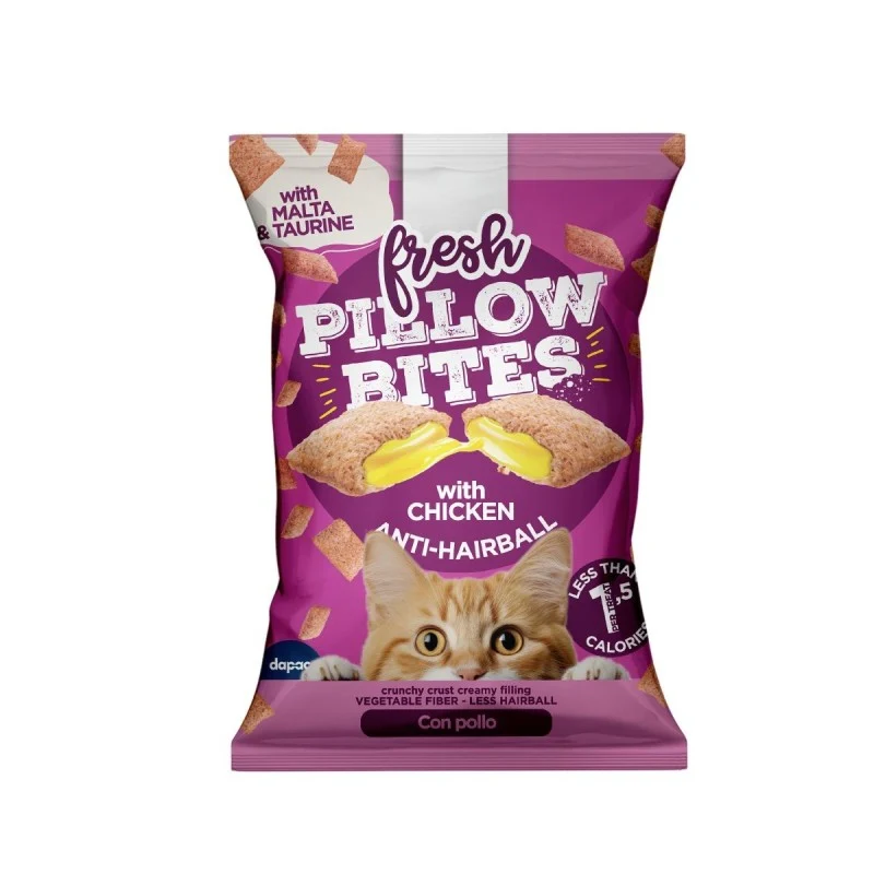 Fresh Pillow Bites Hairball Snack Anti Bolas de Pelo para Gatos – 40 g