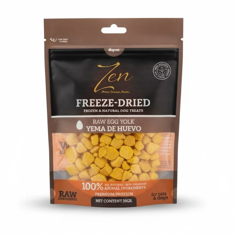 ZEN Freeze Dried Yema de Huevo Liofilizada para Gatos y Perros – 25g
