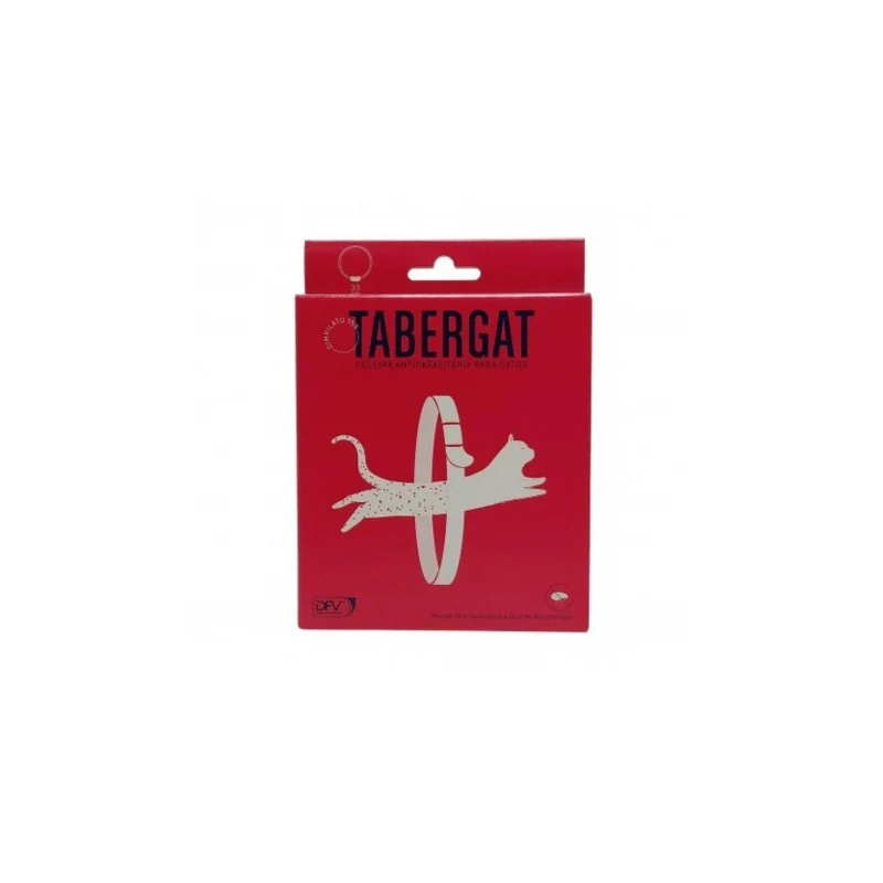 Collar Tabergat antiparasitario para gatos – protección activa durante 4 meses