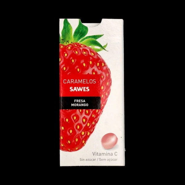 Sawes Caramelos Fresa Sin Azúcar 22g