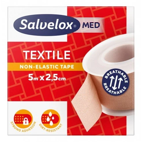 Farmavit Salvelox Esparadrapo Textil Beige 5m x 2.5cm