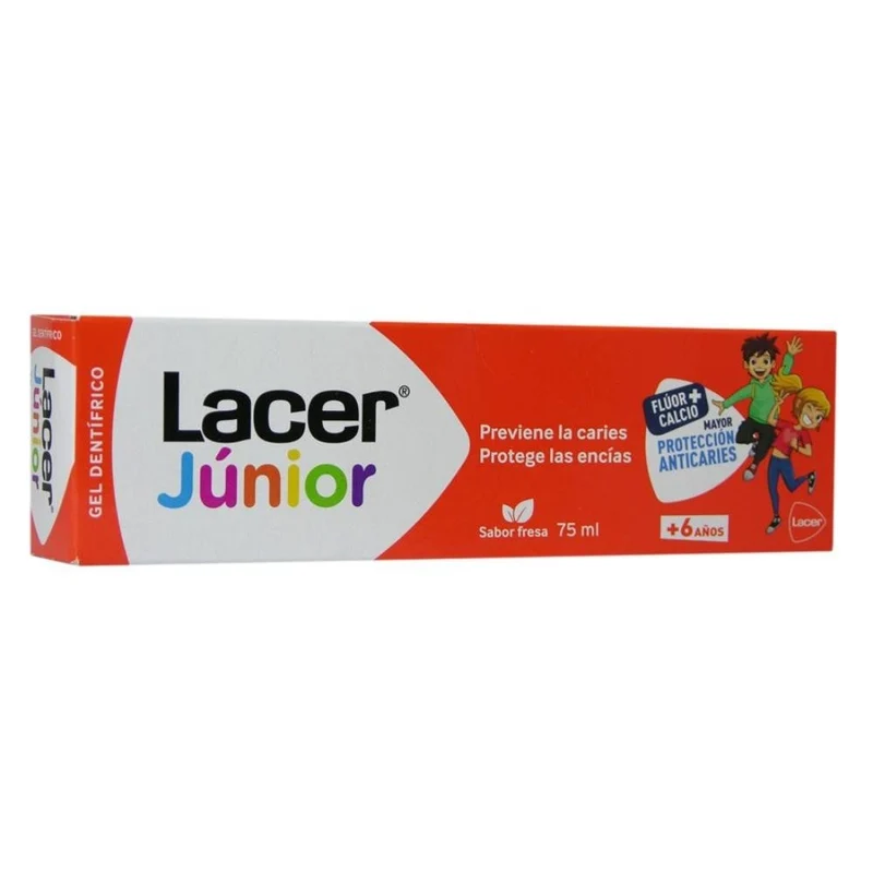 LACER Junior Gel Pasta Dental Sabor Fresa 75ML