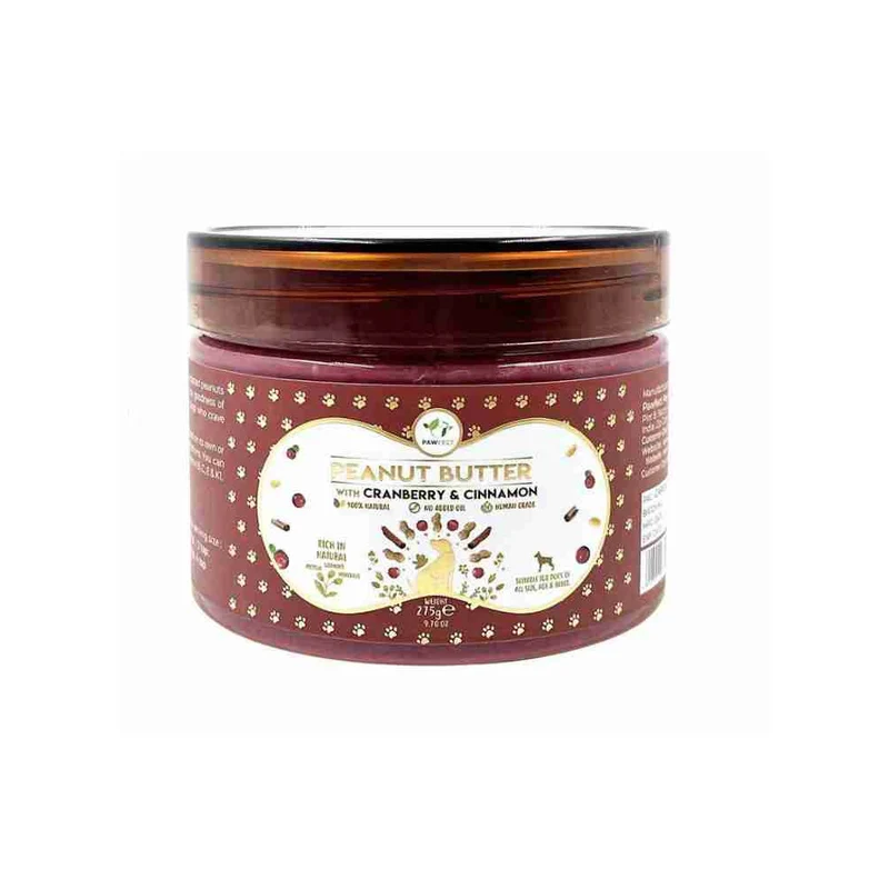 Pawfect Crema de Cacahuete con Arándanos 275g