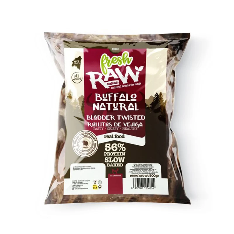 Fresh Raw Rollitos de Vejiga de Búfalo 500g