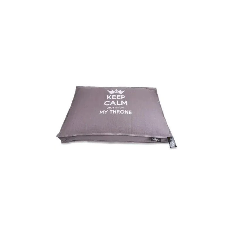 Lex&Max Keep Calm Cubre Cama Taupe 90x65 cm
