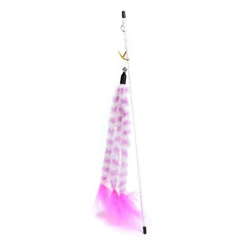 Freedog Stick Doble Rosa Juguete para Gatos 45cm, 12 ud