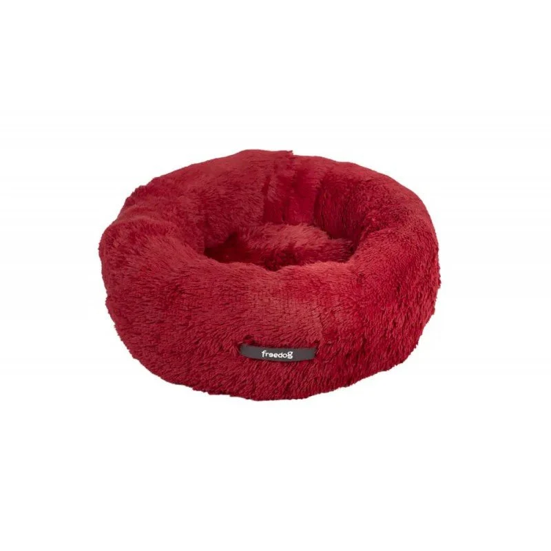 Freedog Donut Antiestres Cama Rojo 50cm 1 ud