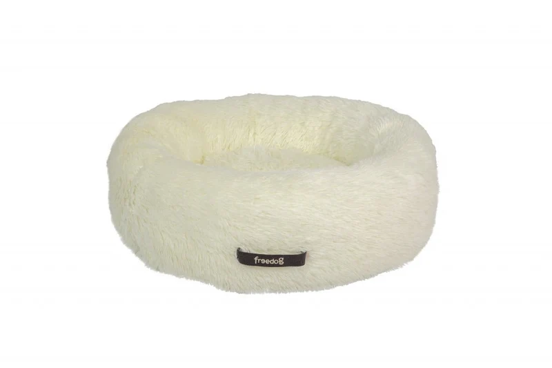 Freedog Donut Cama Antiestrés Blanca 100cm