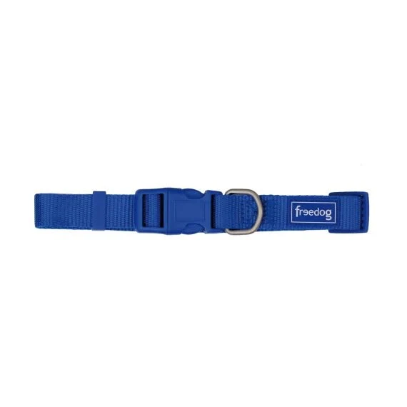 Freedog Basic Collar para Perro Nylon Azul 1 ud