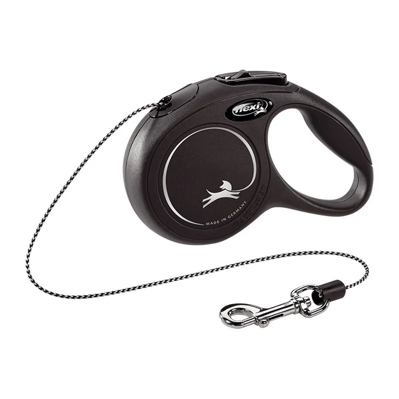 Cat Leash Flexi NEW CLASSIC Black XS 3 m