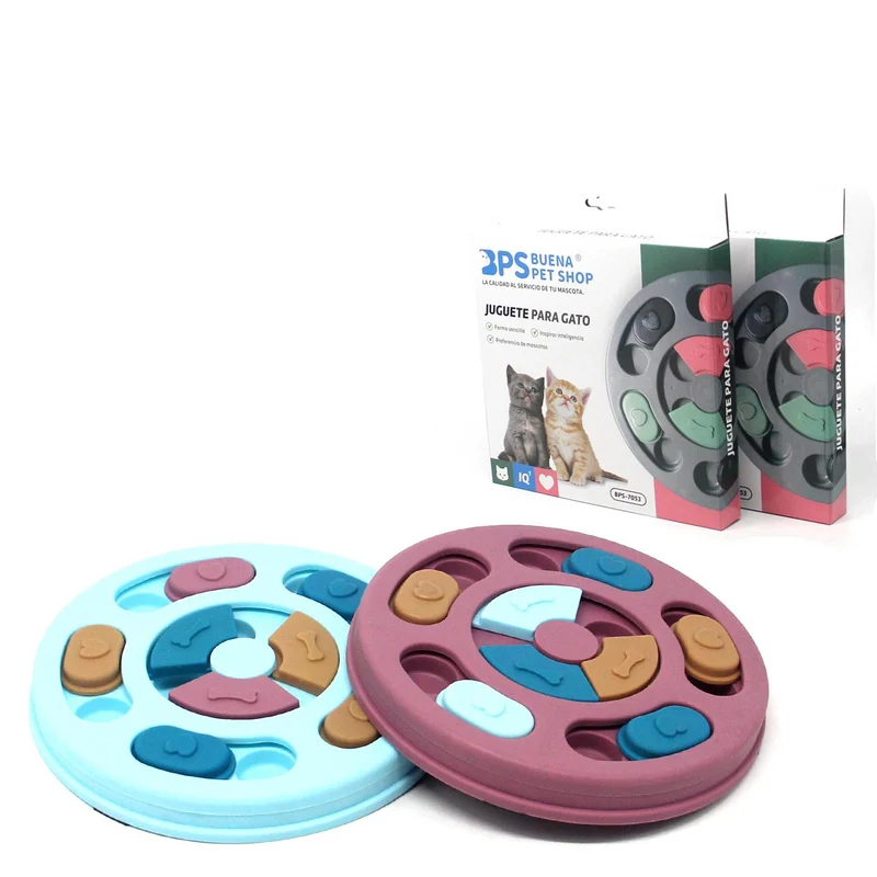 Juguete Interactivo y Comedero Antivoracidad para Gato (⌀ 24 cm)
