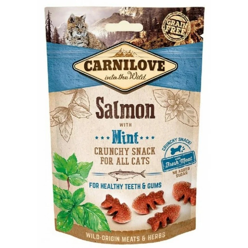 Snack for Cats Carnilove Mint Salmon 50 g Sweets