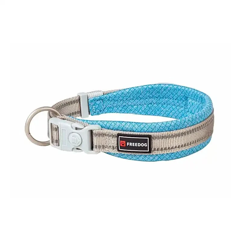Freedog Shiva Collar Ajustable Azul Cielo 35-60cm
