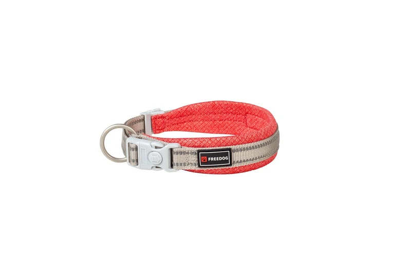Freedog Shiva Collar Acolchado Rojo M 35-60cm