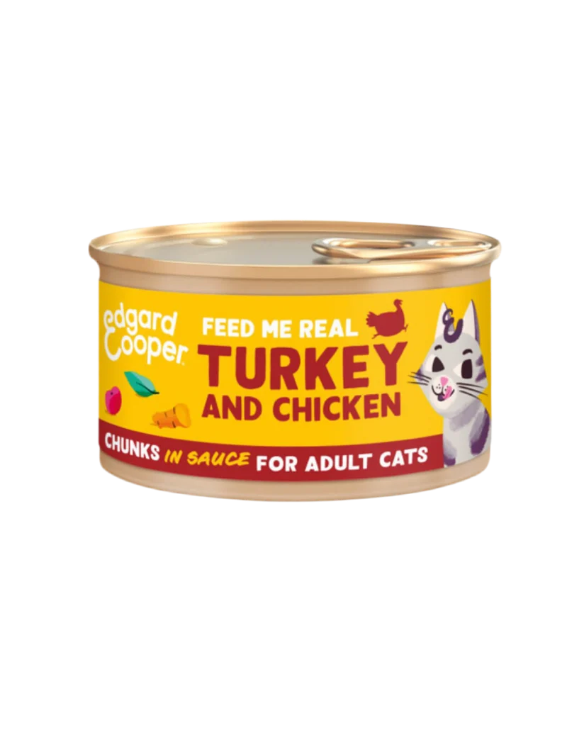 Edgard & Cooper | Trocitos de Pavo y Pollo con Arándanos (85g)