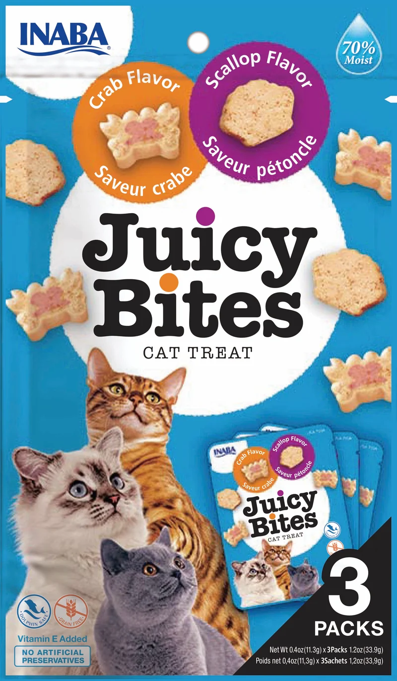 Inaba | Juicy bites - Cangrejo y vieiras (3x11g)