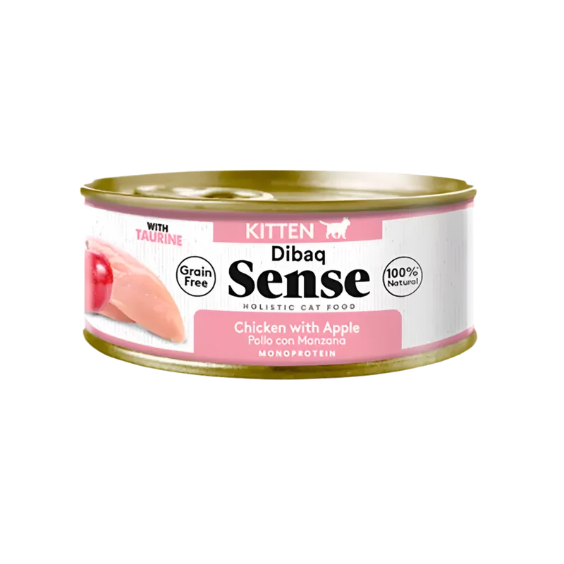 Dibaq Sense | Kitten - Pollo y manzana (70g)