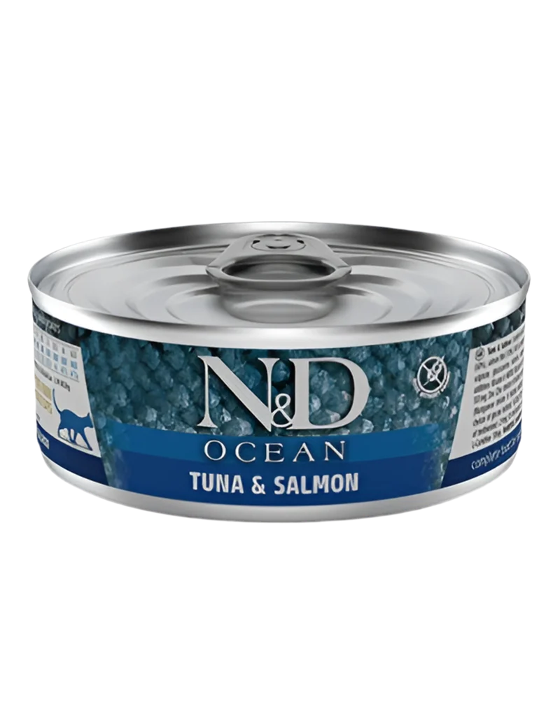 Farmina | N&D Ocean - Atún con salmón para gatos (70g)