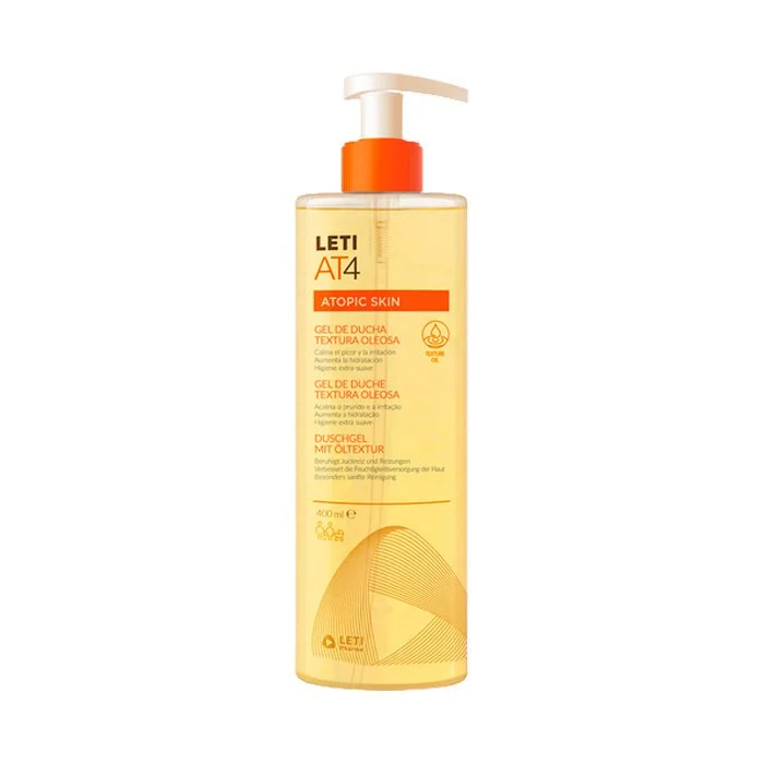LetiAT4 Atopic Skin Gel de Ducha Textura Oleosa 400ml