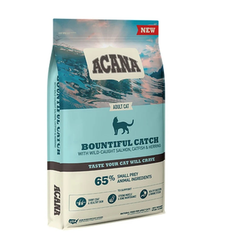 Cat food Acana Bountiful Catch Adult Salmon Fish Lamb Cod 4,5 Kg