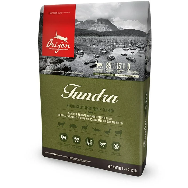 Cat food Orijen Tundra Adult Fish Veal Duck Wild Boar 1,8 kg
