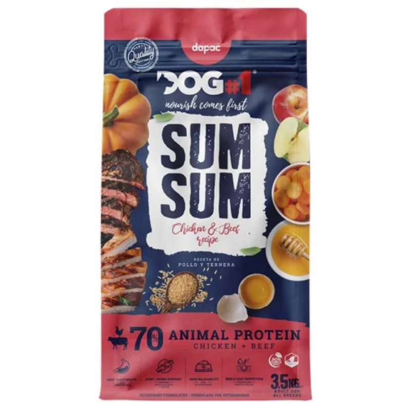 Dapac Sum Sum de Pollo y Ternera para Perros