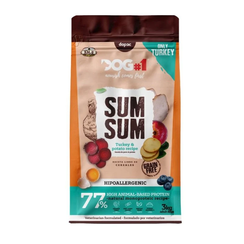 Dapac Sum Sum de Pavo y Patata para Perros