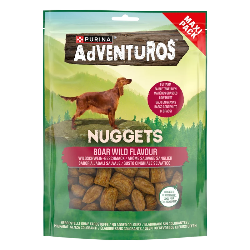 Purina Adventuros Nuggets Jabali Salvaje 4x300g