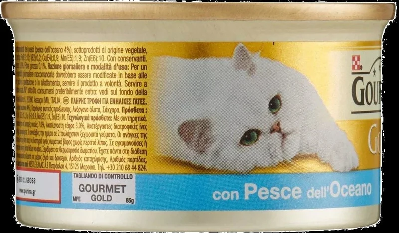 Purina Gourmet Gold Mousse Pescado Del Oceano 24x85g