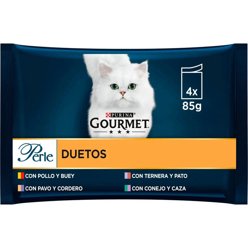 Purina Gourmet Perle Duo En Salsa Carne 12x(4x85g)