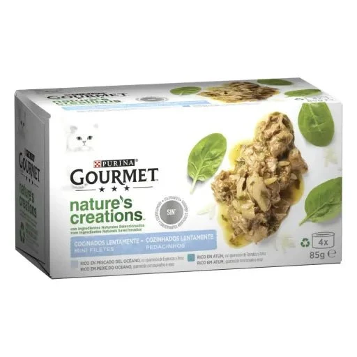Purina Gourmet Nature'S Creation Pescado Oceano&Atun 4x85g