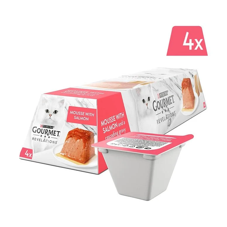 Purina Gourmet Revelations Mousse Salmon 6x(4x57g)