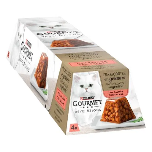 Purina Gourmet Revelations Fine Cuts Salmon 6x(4x57g)