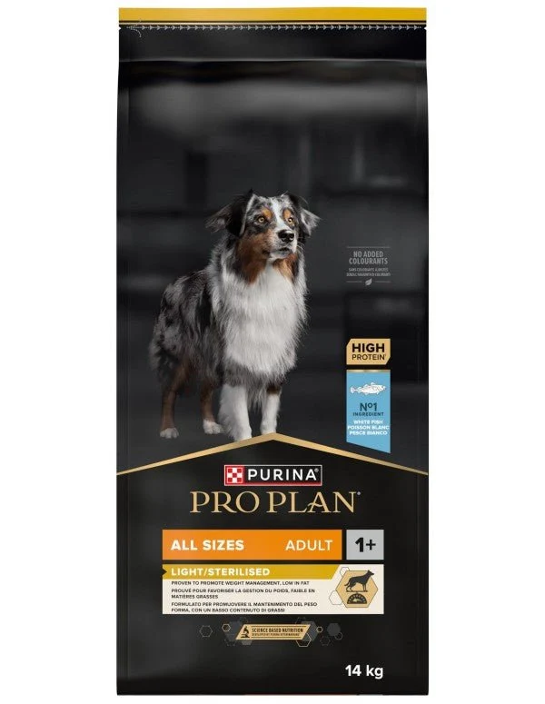 Purina Pro Plan All Adult Light/Sterilised Pescado Blanco 14kg