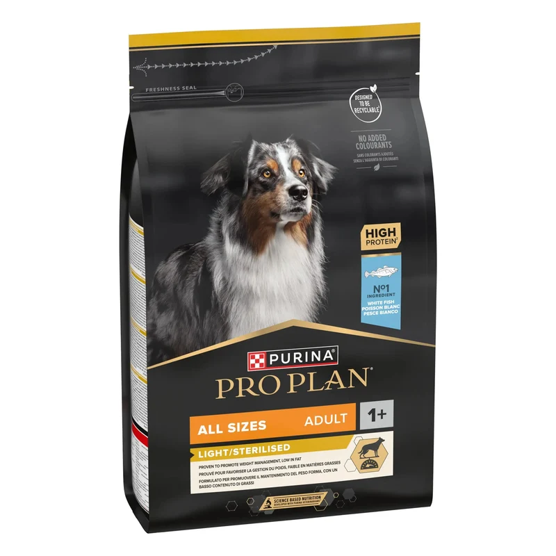 Purina Pro Plan All Adult Light/Sterilised Pescado Blanco 3kg