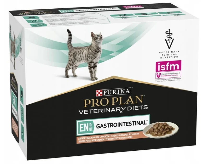 Purina Pro Plan Diet Feline En Sobre Salmon 10x85g