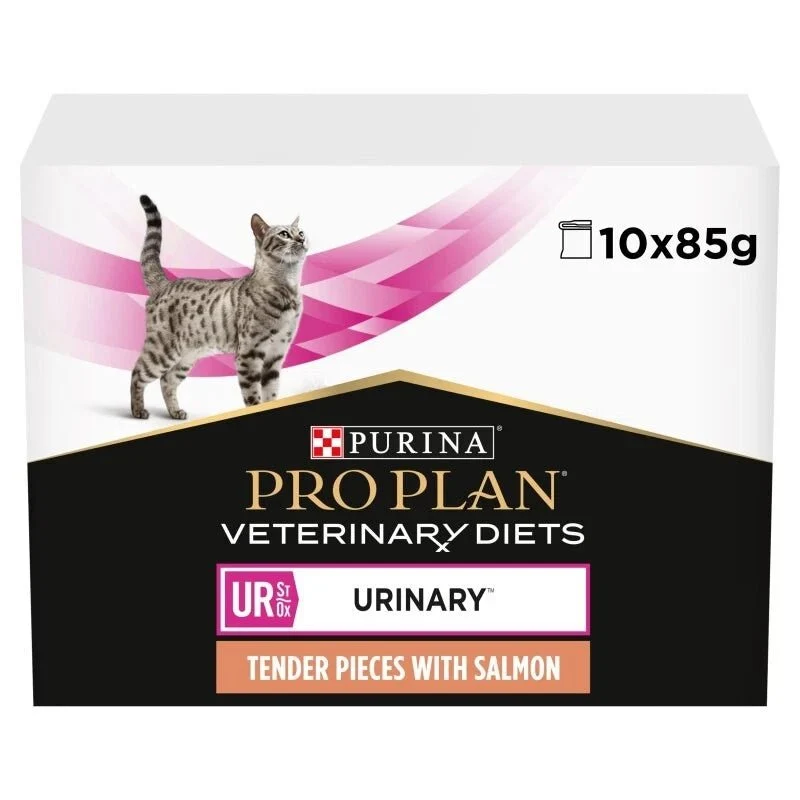 Purina Pro Plan Diet Feline Ur Sobre Salmon 10x85g