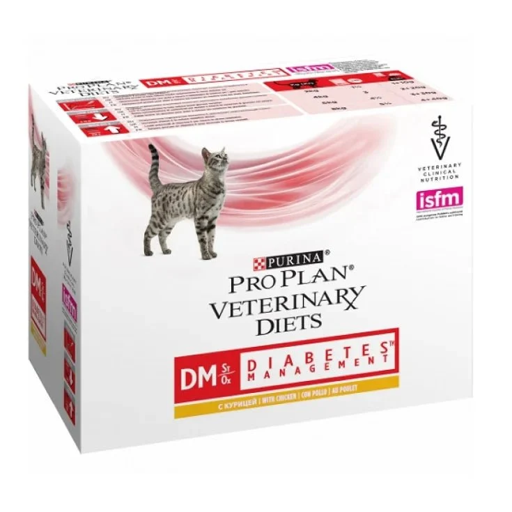 Purina Pro Plan Diet Feline Dm Sobre Pollo 10x85g
