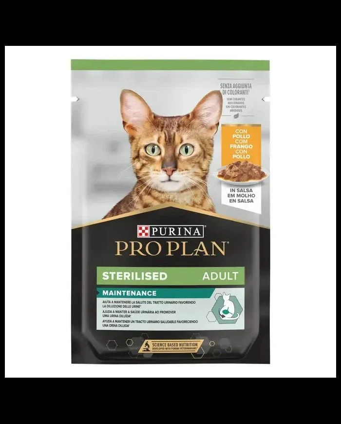 Purina Pro Plan Cat Sobre Adult Sterilised Pollo 26x85g