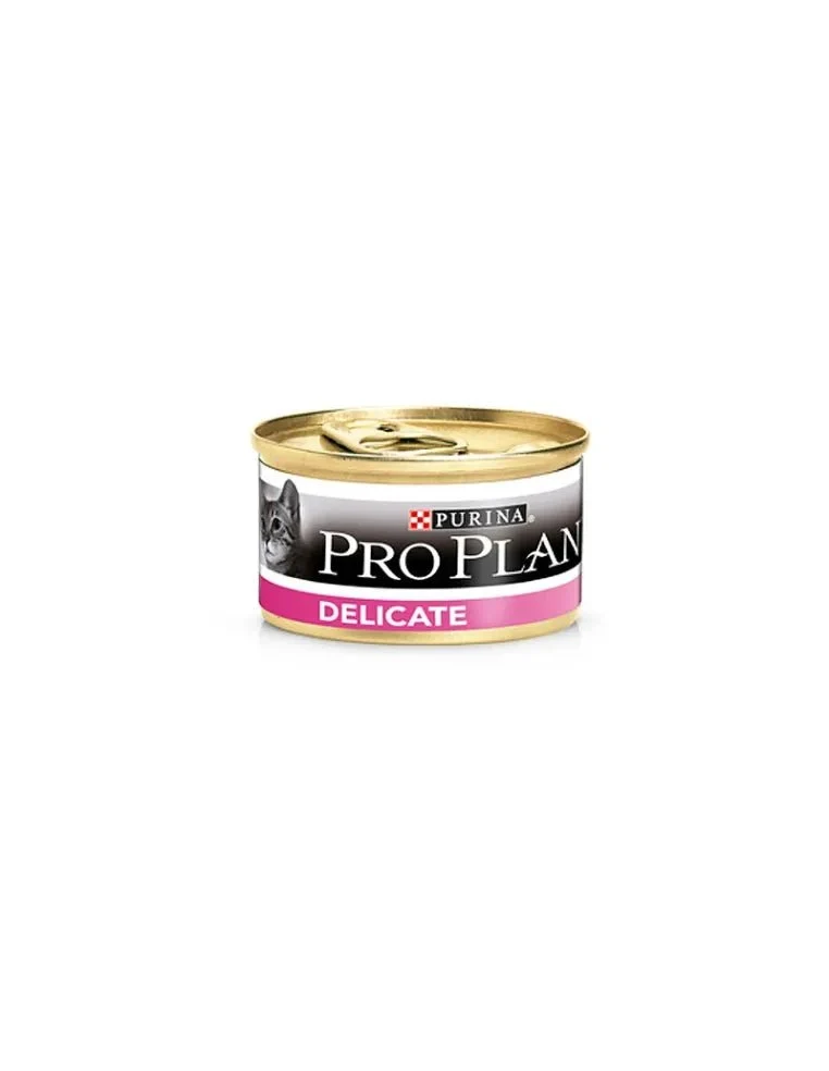 Purina Pro Plan Cat Lata Delicate Mousse Pavo 24x85g