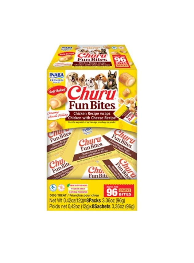 Churu Dog FunBites Frango + Queijo